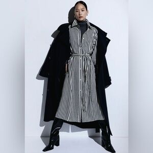 H&M Tie-Belt Shirt Dress Size Small NWT